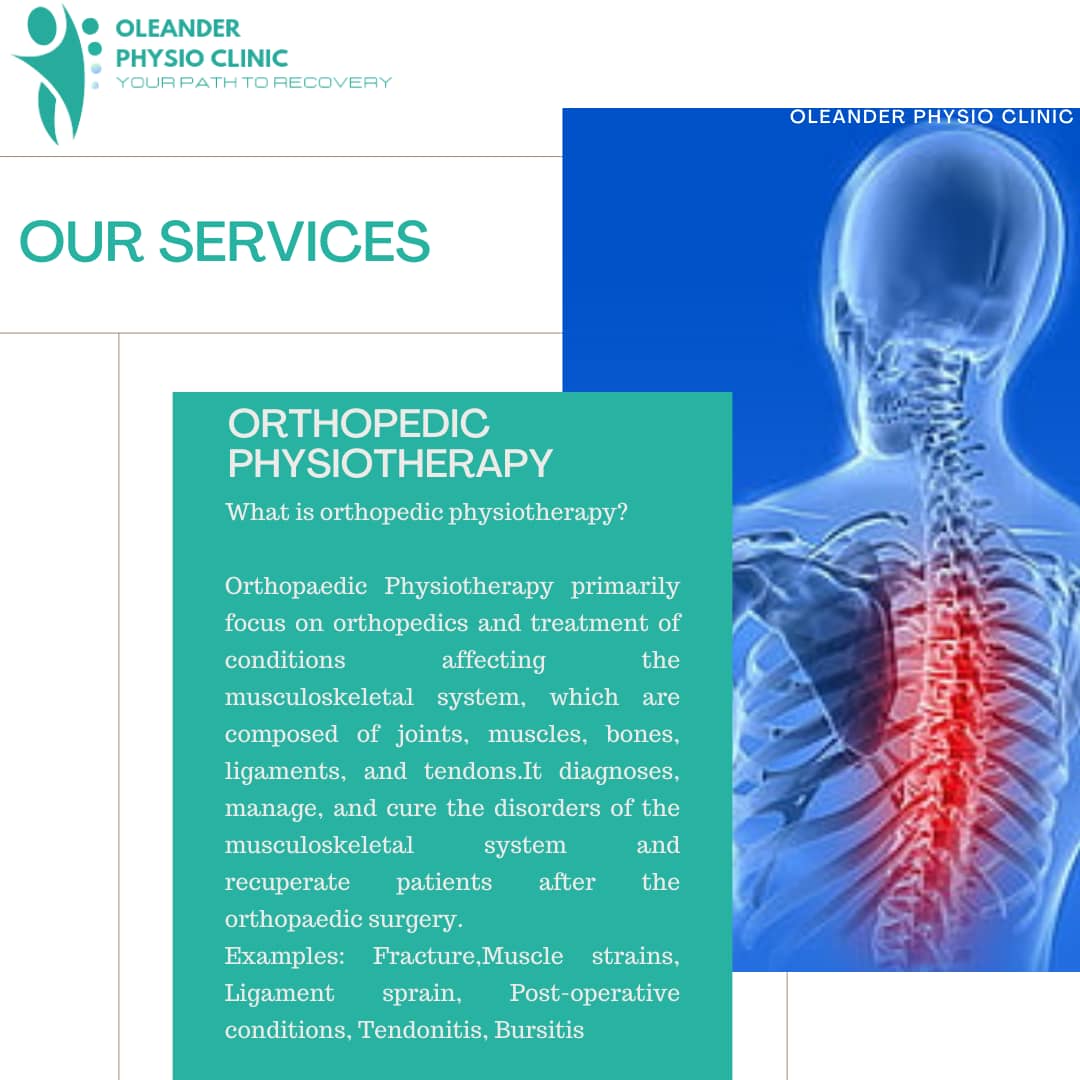Orthopedic Physiotherapy at Oleander Physio Clinic